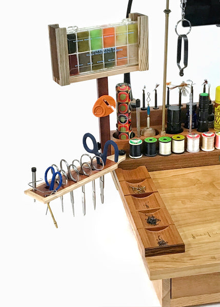 The scissor tool plate is shown attached to the two drawer Rainbow in this photo.