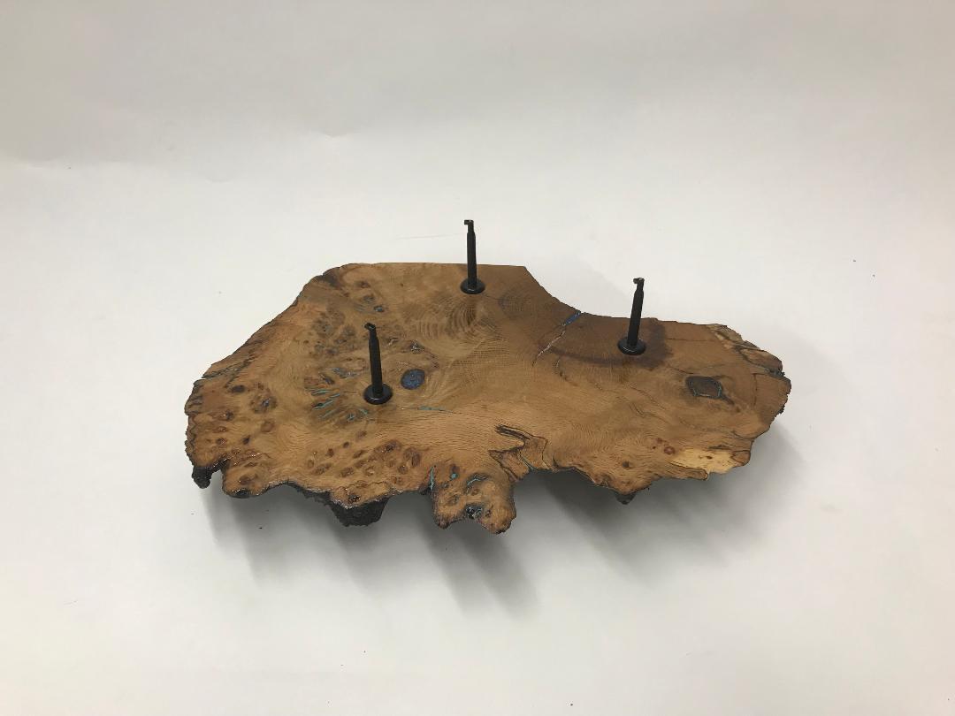 Oak Burl Fly Display Item#01 – Fly Ty Bench