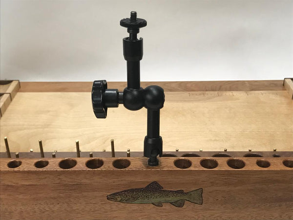 This view shows the thread insert centered in the back tier.